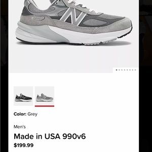 New Balance 990 v6 MADE IN AMERICA